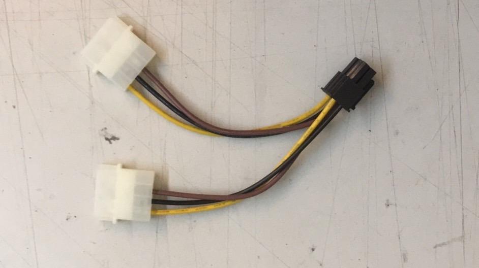 【尚典3C】雙大4 PIN 轉 6 PIN 電源 線材, 電視及其他電器 , 轉換器及插頭在旋轉拍賣