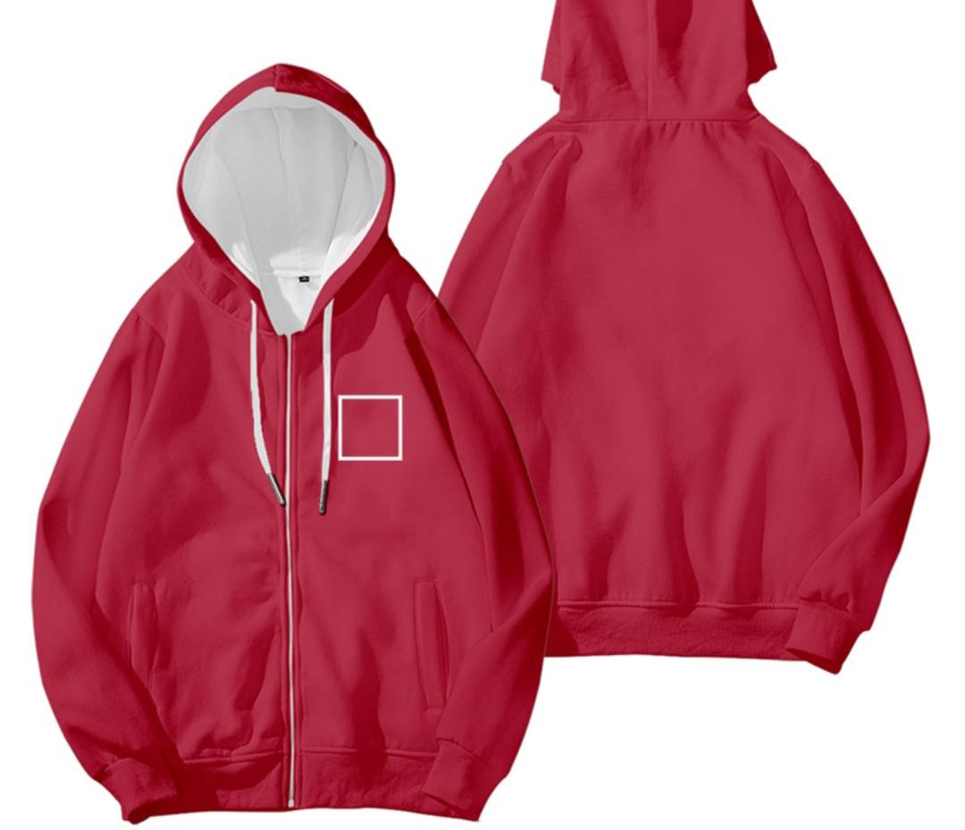 魷魚游戲連帽衫Squid Game Hoodie, 男裝 