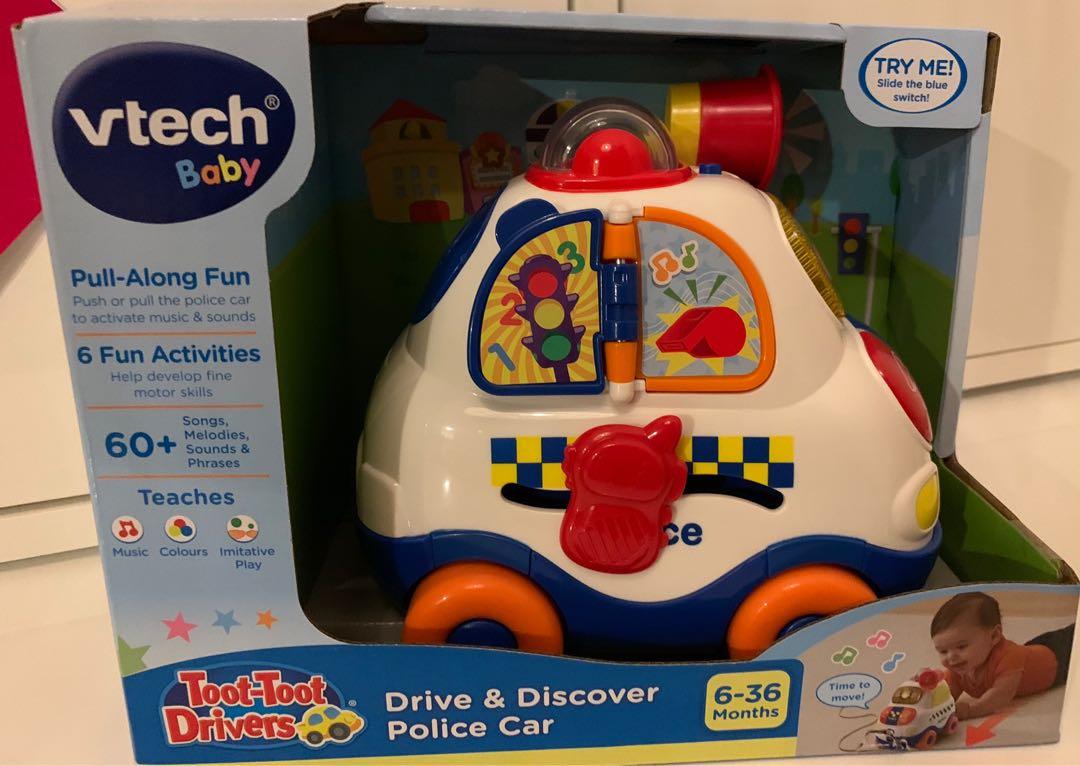 Vtech drive and discover police car cheap