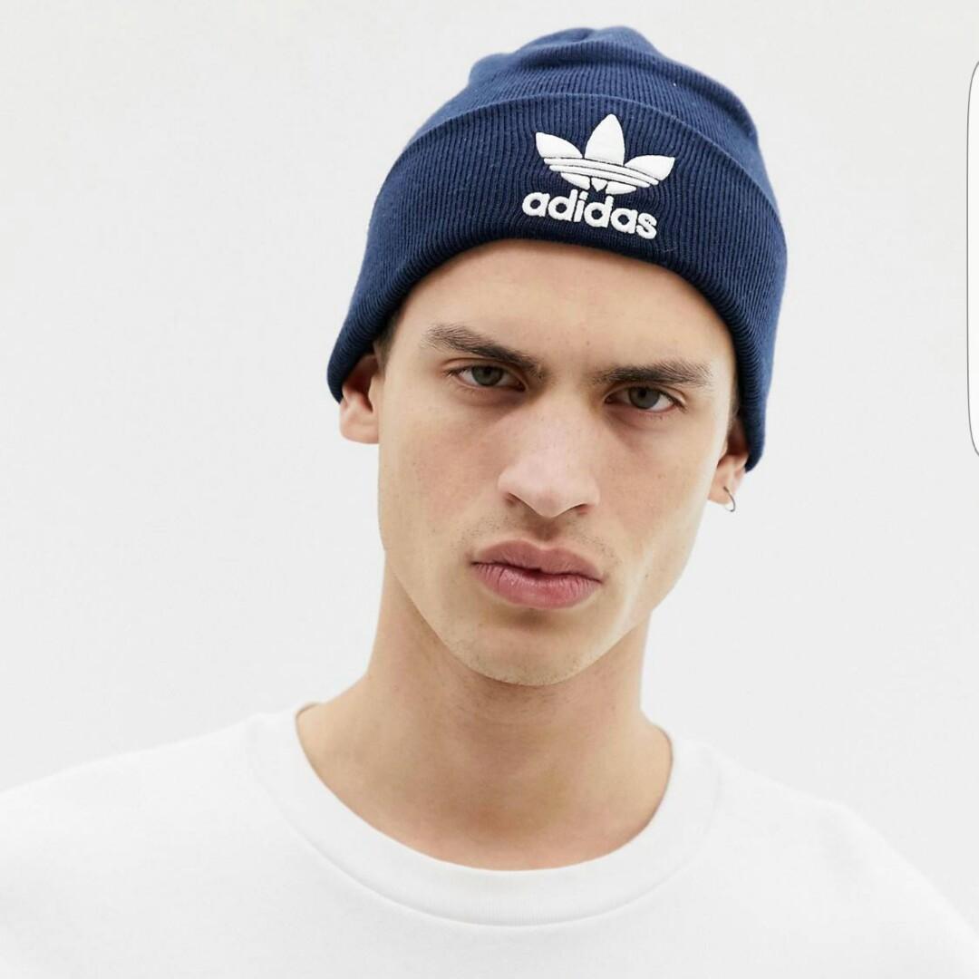 Adidas Originals Trefoil Logo Beanie In 