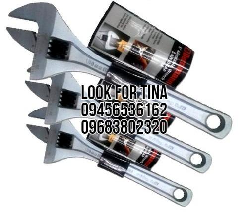 Adjustable wrench (Category: Construction Tools & Equipment) located in Manila. Submitted by tina.sales (Listing ID 1119289007, Image 1). Description: Adjustable wrench Brand: Bernmann Code: B-AW-06AP PRICE: 531.