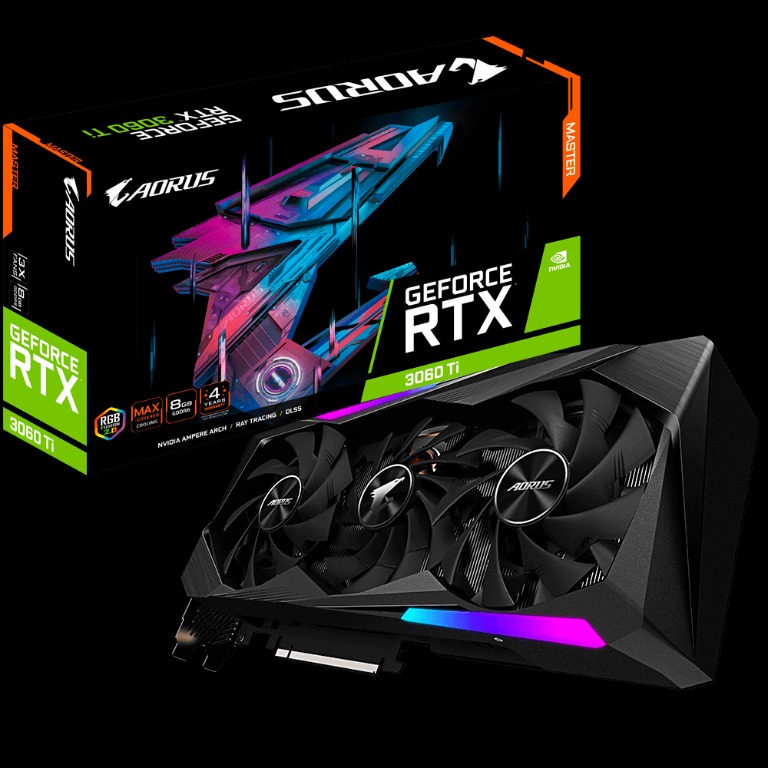 AORUS GeForce RTX™ 3060 Ti - www.stedile.com.br