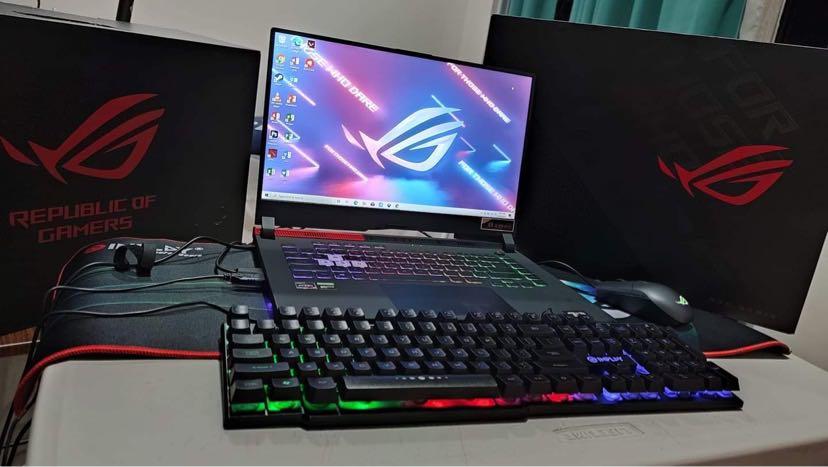 ASUS ROG G15 (Category: Laptops & Notebooks) located in Manila. Submitted by benblizzard07 (Listing ID 1119338735, Image 3). Description: ASUS ROG STRIX G 15 13IH HN900T RYZEN 7 4800 GTX 1650 4Gb 8GB 512gb 15.6 144hz With free ROG MOUSE RGB KEYBOARD RGB MOUSE MOUSEPAD.