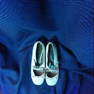 Authentic Charles & Keith White Doll Shoes