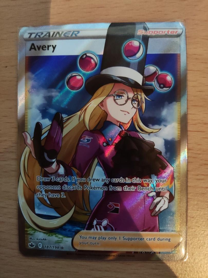 Avery trainer card from Pokemon Chilling reign., Hobbies & Toys, Toys & Games on Carousell Avery trainer card from Pokemon Chilling reign., Hobbies & Toys, Toys & Games on Carousell