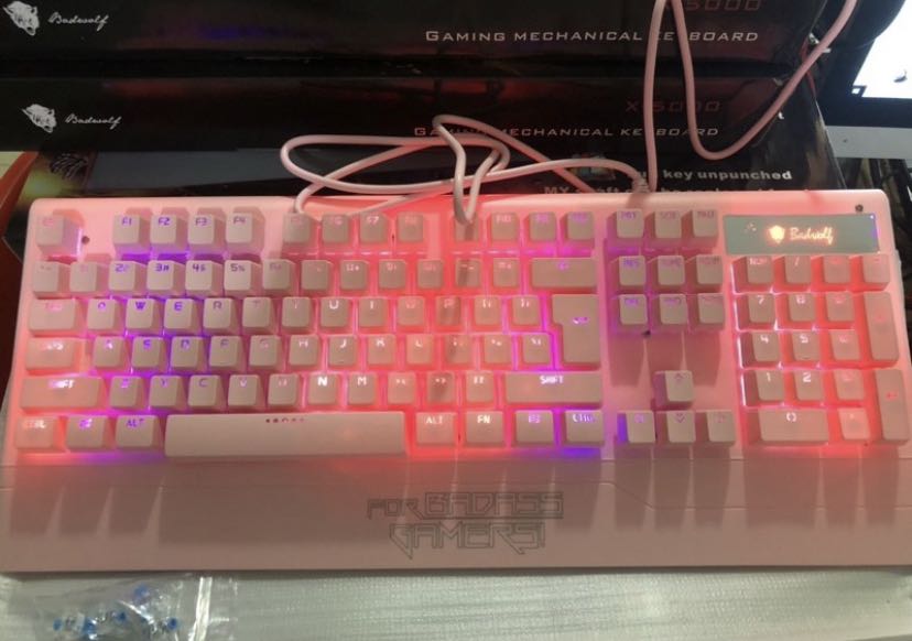 Badwolf Keyboard X5000 Pink, Computers & Tech, Parts & Accessories ...