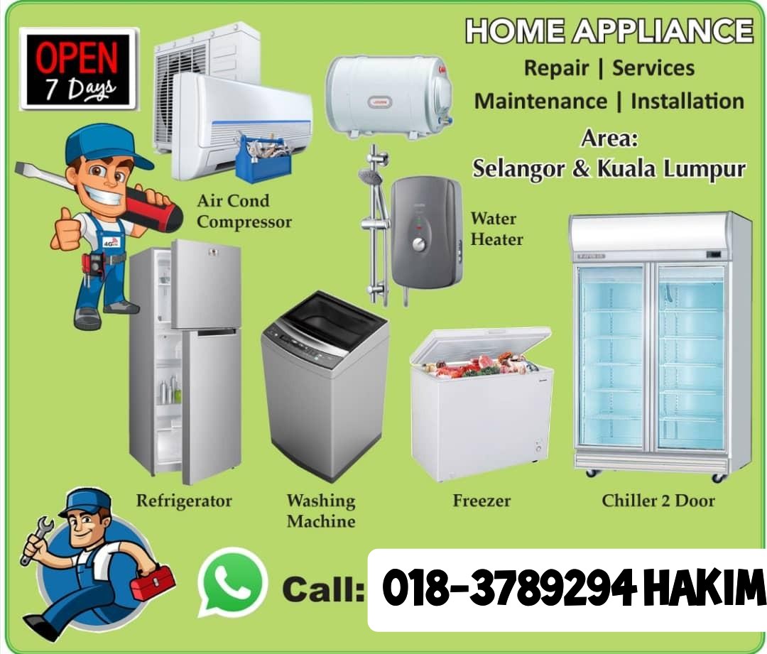 Repair Peti Sejuk Mesin Basuh Di Rumah Anda On The Spot Murah Wasap 0183789294 Hakim Kitchen Appliances On Carousell