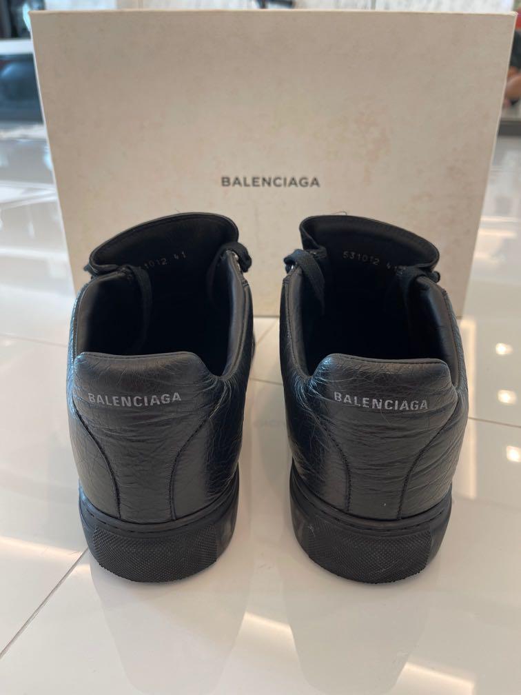 Balenciaga Arena Low Black Leather 42 Fits US 10 FINAL DROP  Grailed