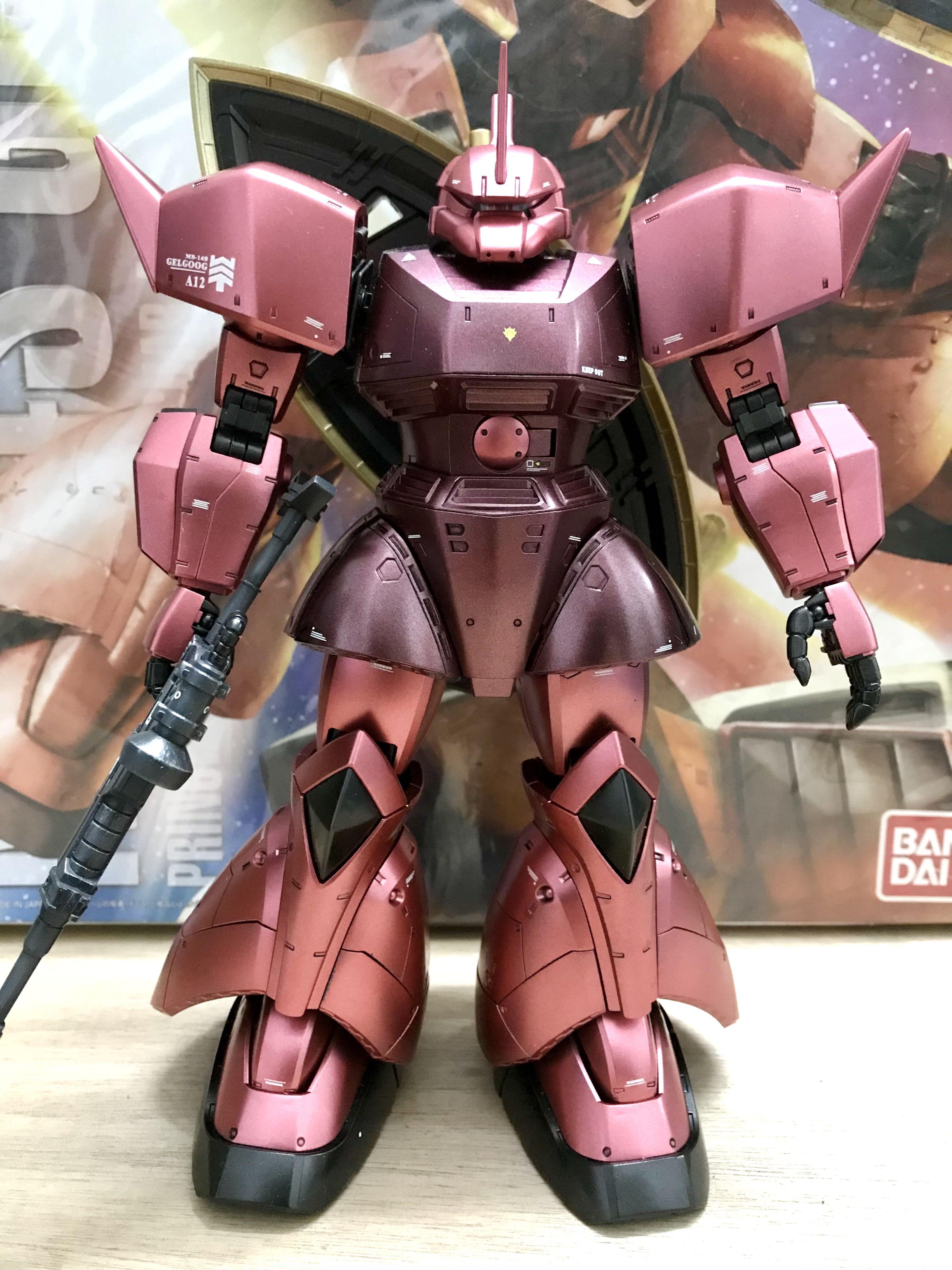Bandai MG 1/100 GELGOOG 紅勇士MS-14S シャア専用ゲルググVer