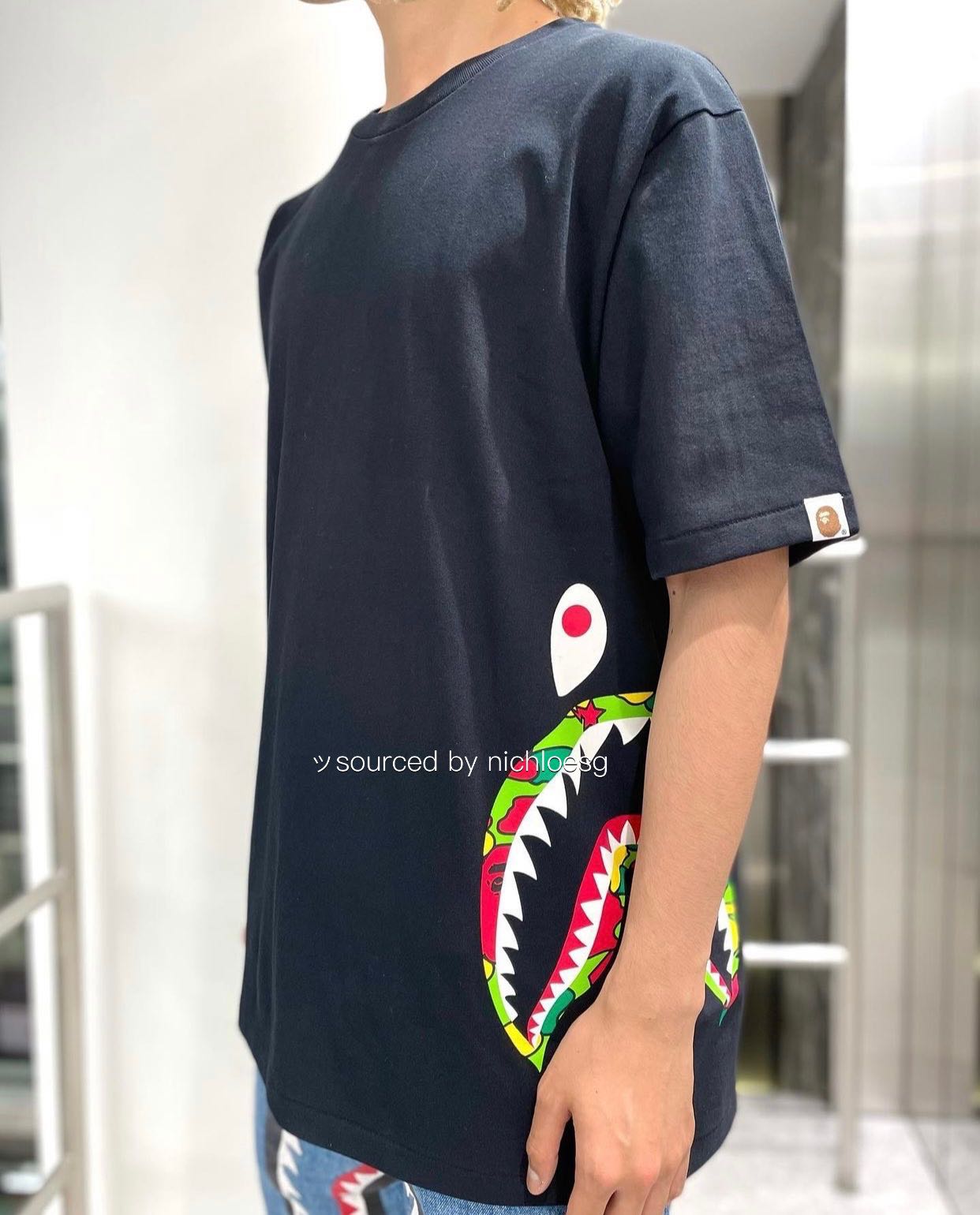 bape side shark