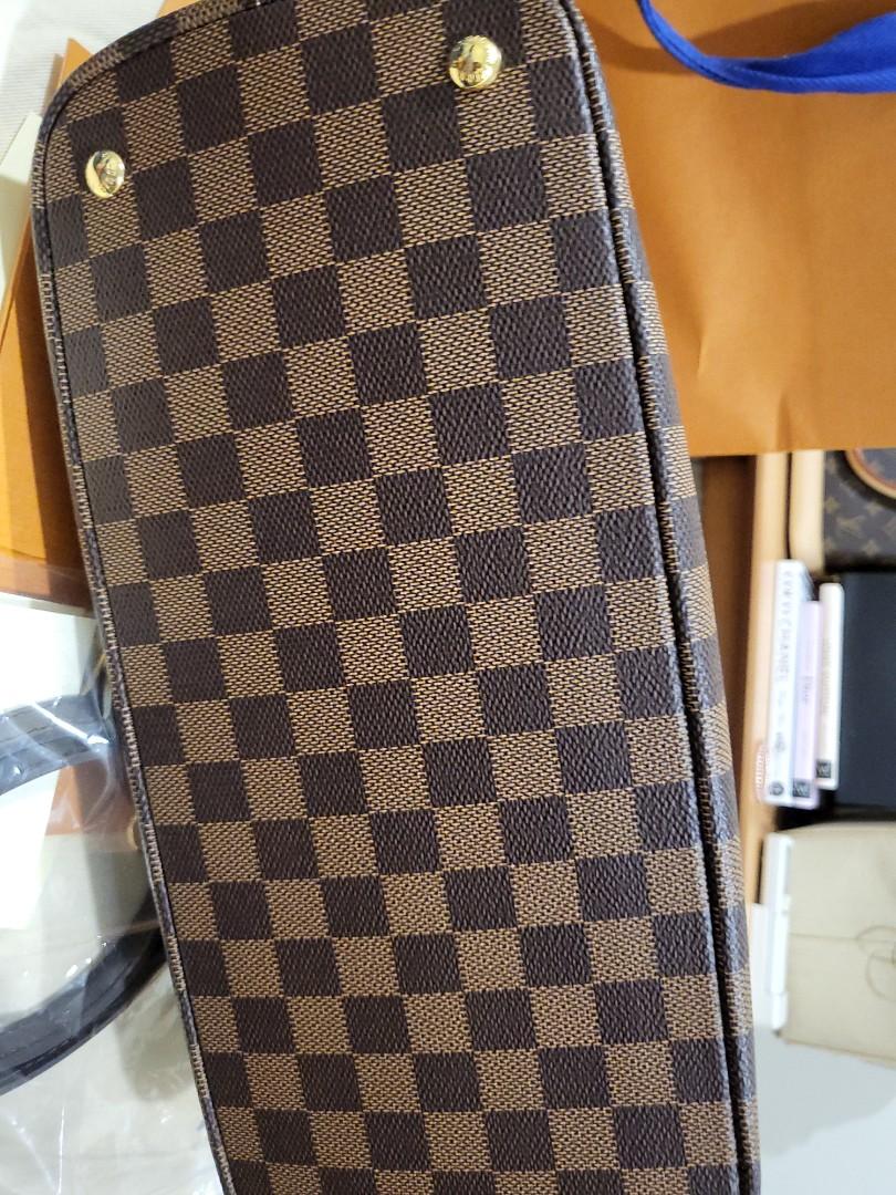 Louis Vuitton N41435 Kensington Damier Ebene 'V' Tote Bag