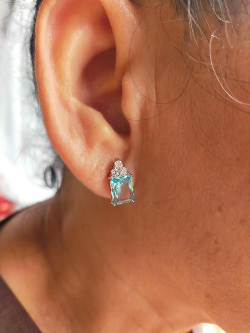 Studex Gold Plated Birthstone Earrings, 1 Pair 3mm - March (Aquamarine –  Hair and More
