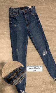 Bershka ripped jeans