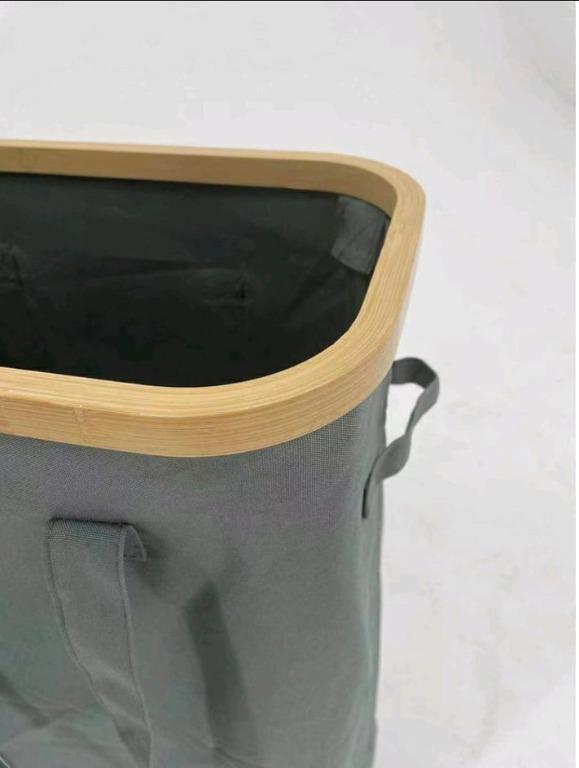 Big Capacity 95L Square Bamboo Laundry Basket Multi Functional Storage Box Organizer With Wheels (Category: Laundry Baskets) located in Quezon City. Submitted by sirhc83 (Listing ID 1119382392, Image 2). Description: Big Capacity 95L Square Bamboo Laundry Basket Multi Functional Storage Box Organizer Bamboo Oxford Material With Wheels Size:40.5*33*70cm Color: Black & Grey Material: Bamboo + Oxford Cloth + Wheels Fine workmanship and elegant in co