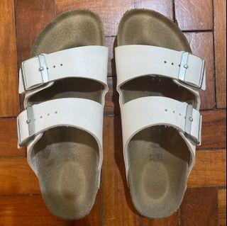 (free sf) birkenstock arizona smooth leather sandals