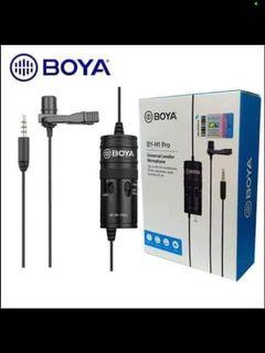 🎮BOYA BY-M1 Pro Lavalier Microphone Single Head Clip-on Condenser Mic for Smartphone DSLR Camcorder