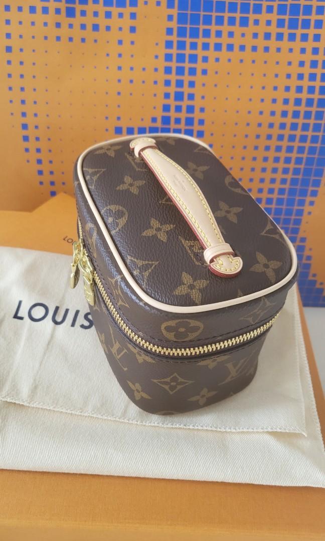 LOUIS VUITTON M44936 NICE NANO VANITY TOILETRY POUCH, Luxury, Bags &  Wallets on Carousell