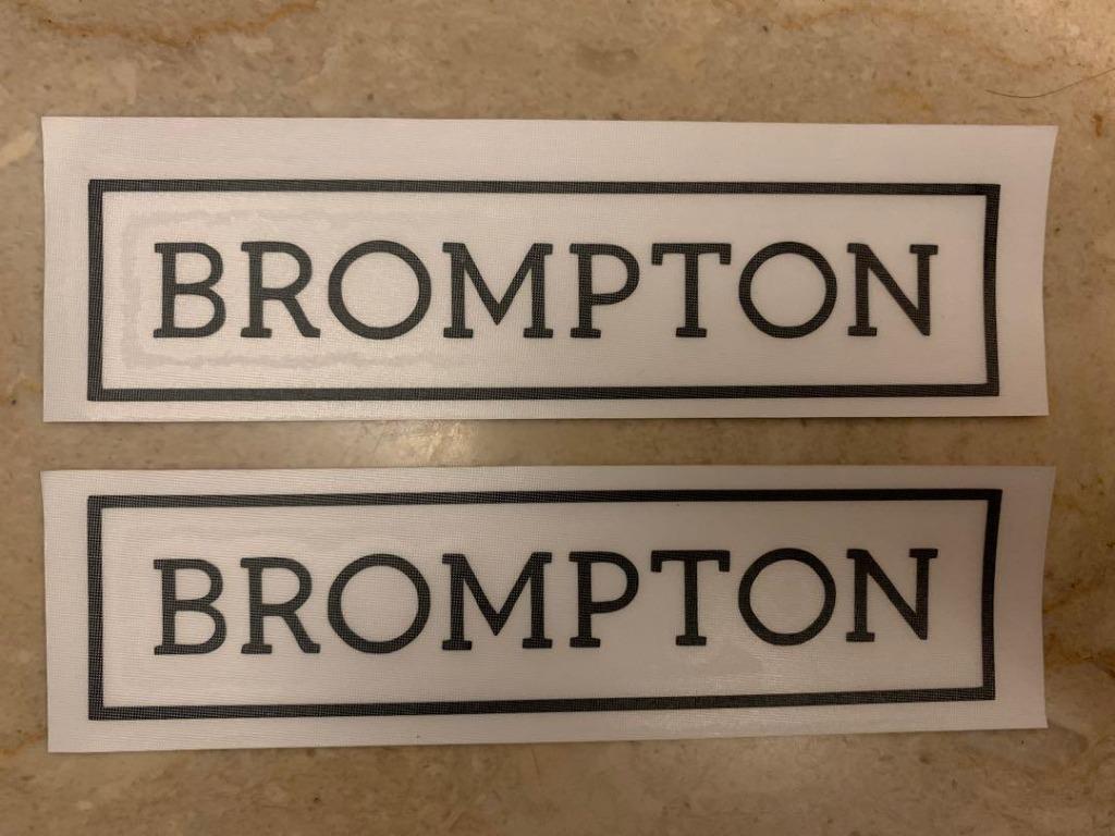 brompton bike label