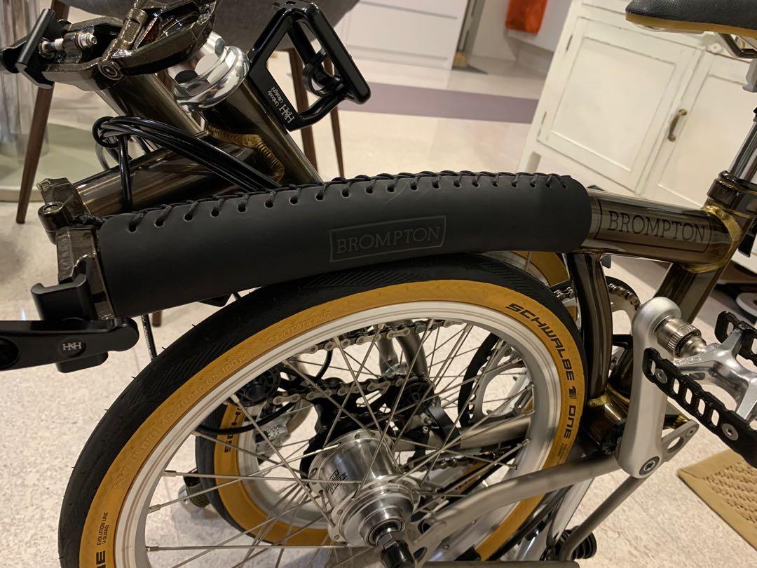 Brompton leather frame protector, Sports Equipment, Bicycles & Parts