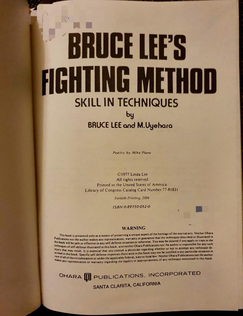 Bruce Lee's Fighting Method, Hobbies & Toys, Books & Magazines, Storybooks  on Carousell