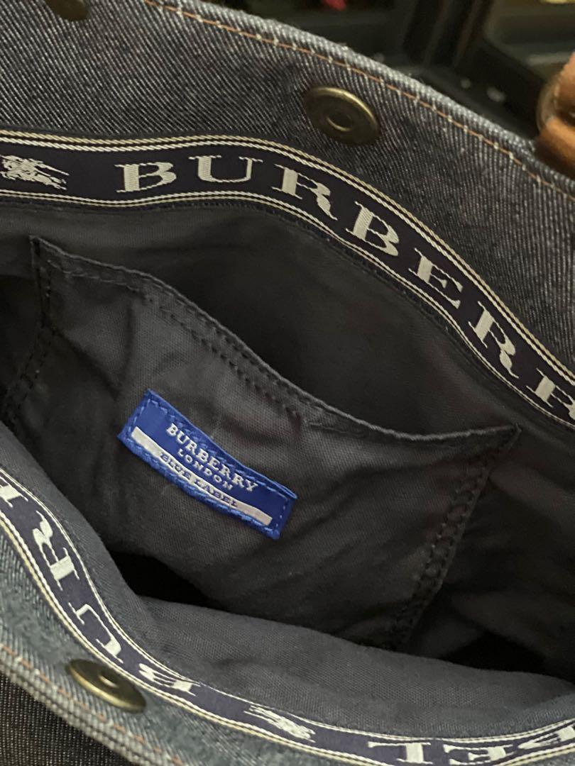 Burberry Blue Label Denim Shoulder Bag - Blue Shoulder Bags, Handbags -  WBURB20104