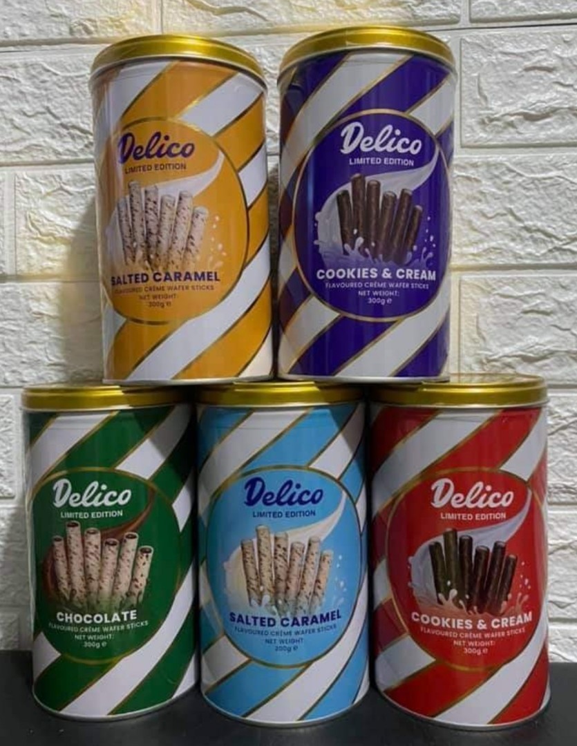 BUY 1 TAKE 1, Delico Wafers Stick (chocolate, salted caramel and