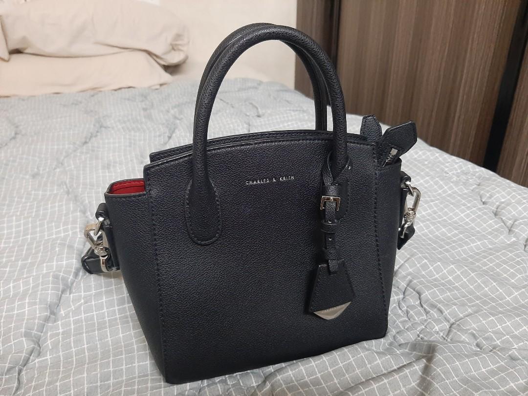 Trapeze tote bag charles sales & keith
