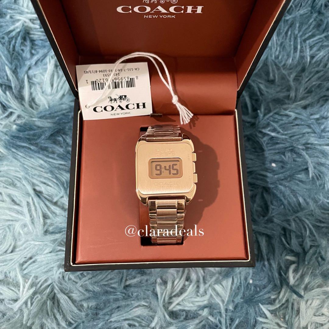 Coach digital watch shop