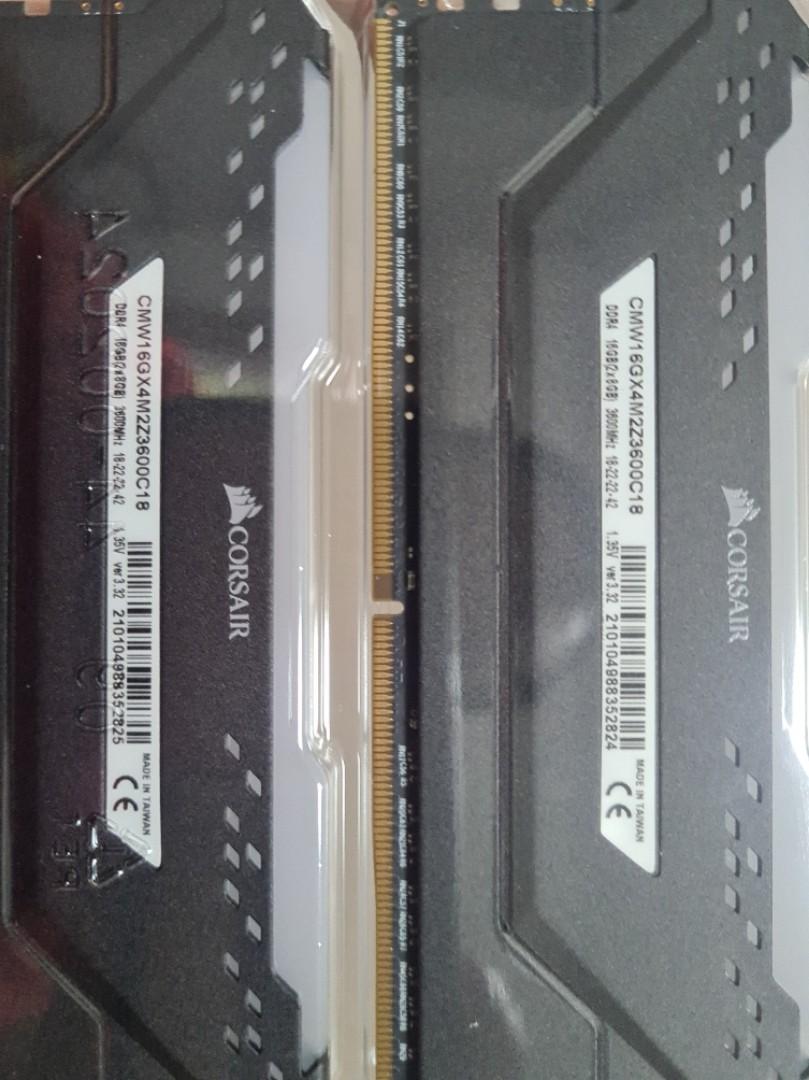 Corsair cmw16gx4m2z3600c18 best sale
