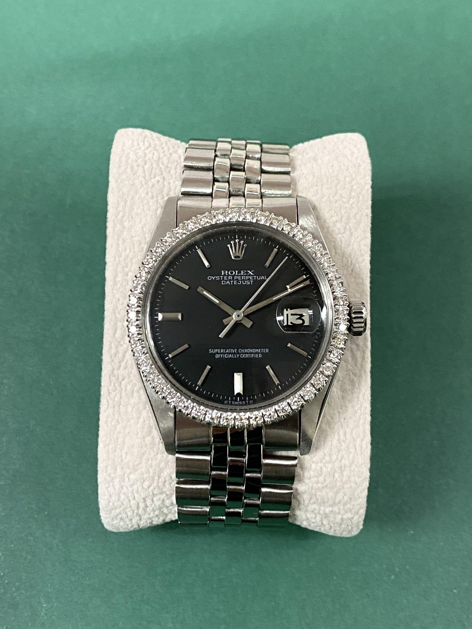 Aftermarket diamond rolex on sale