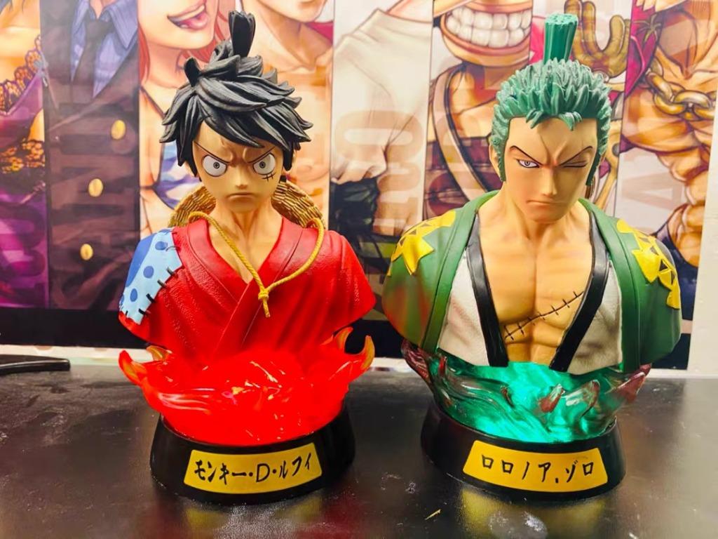 海賊王one Piece 索隆路飛和之國半身像 16cm 興趣及遊戲 玩具 遊戲類 Carousell