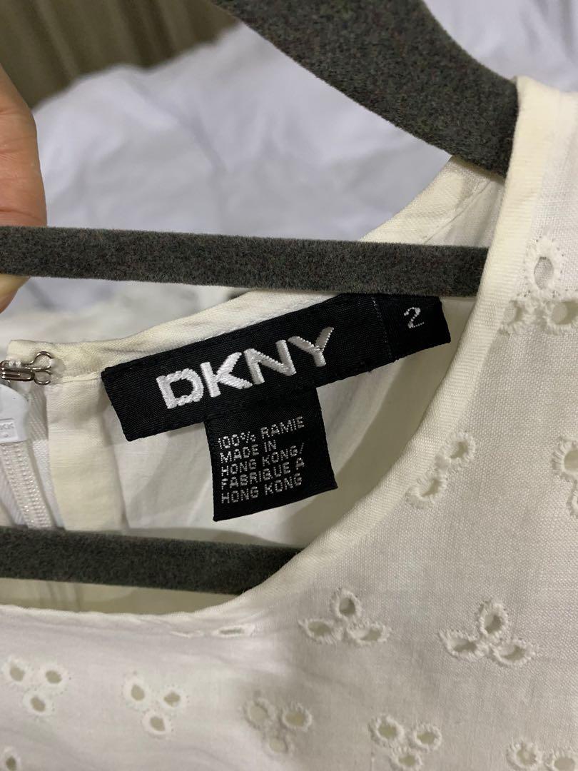 Dkny eyelet dress clearance