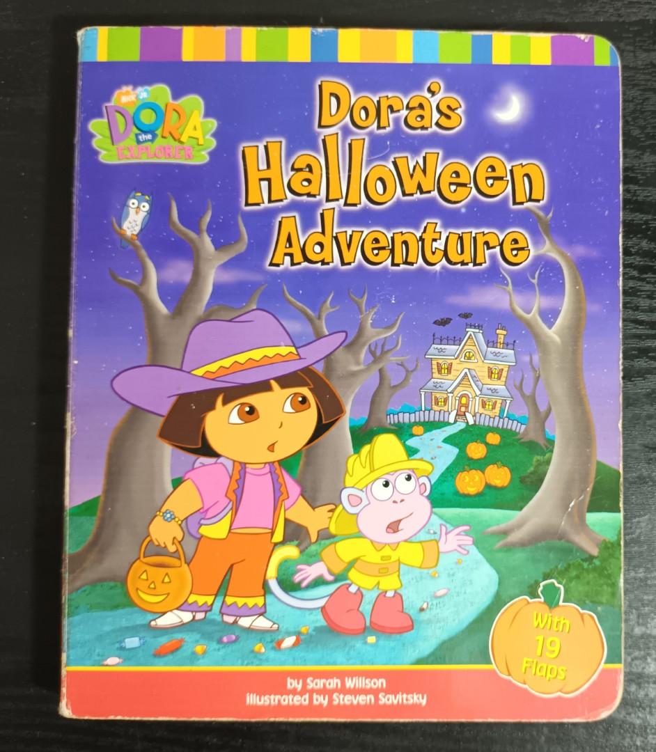 Dora's Halloween Adventure + Halloween Fun, Hobbies & Toys, Books & Magazines, Children's Books