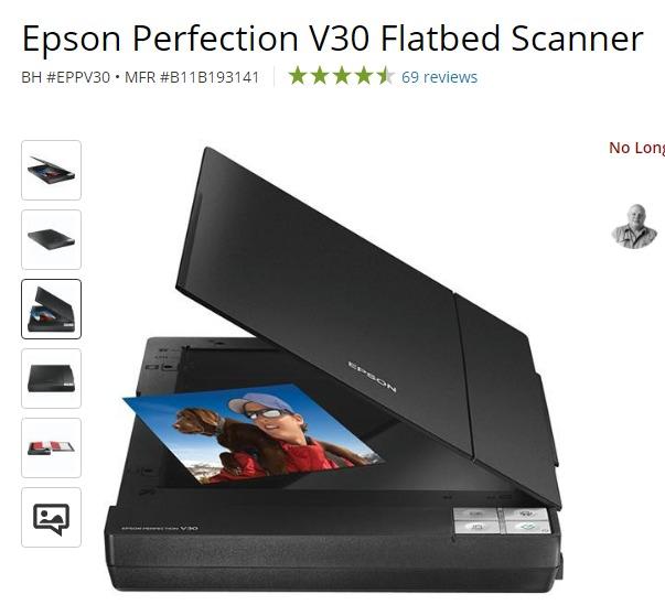 Epson Perfection V30 Flatbed Scanner, Computers & Tech, Printers