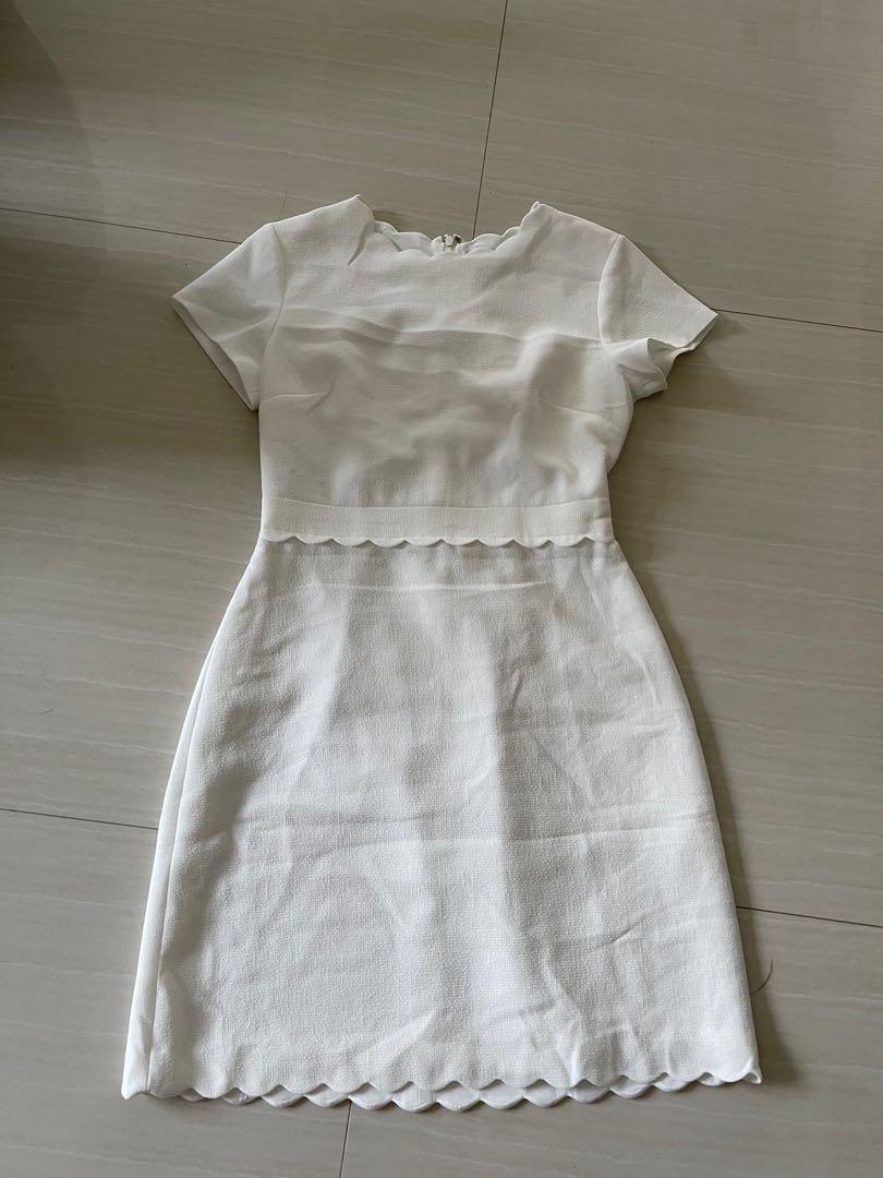 Club monaco scalloped dress hotsell