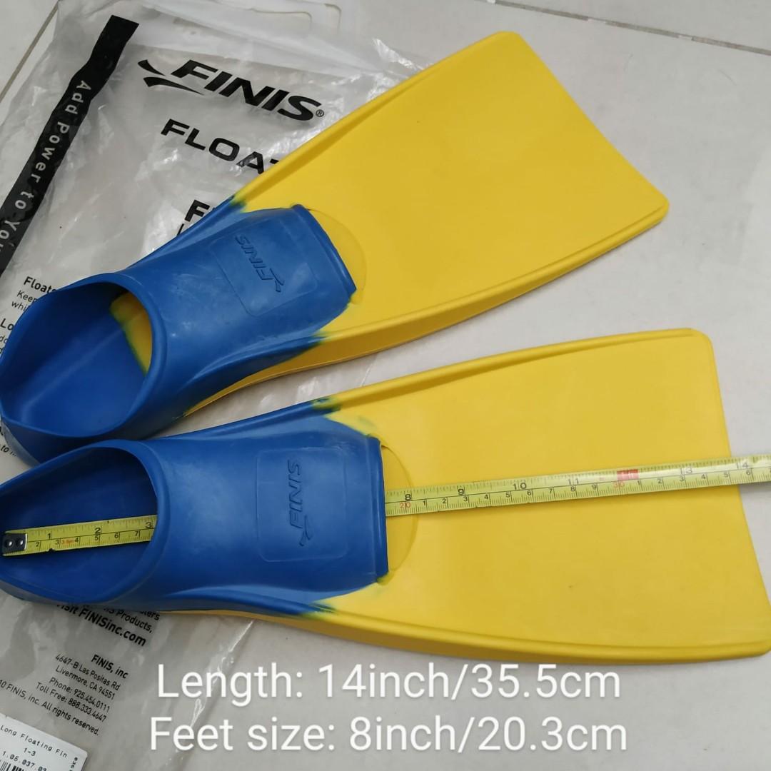 Long Blade Childrens to Adult Sizes Mad Wave Swim Fins 