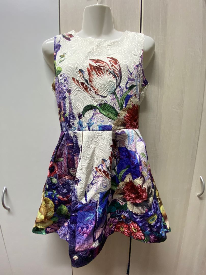 floral semi formal dress