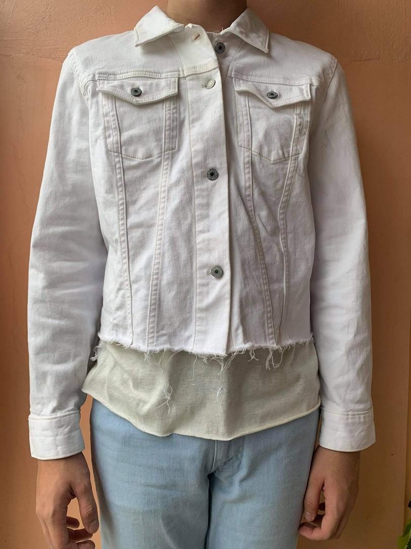 gap cropped jean jacket