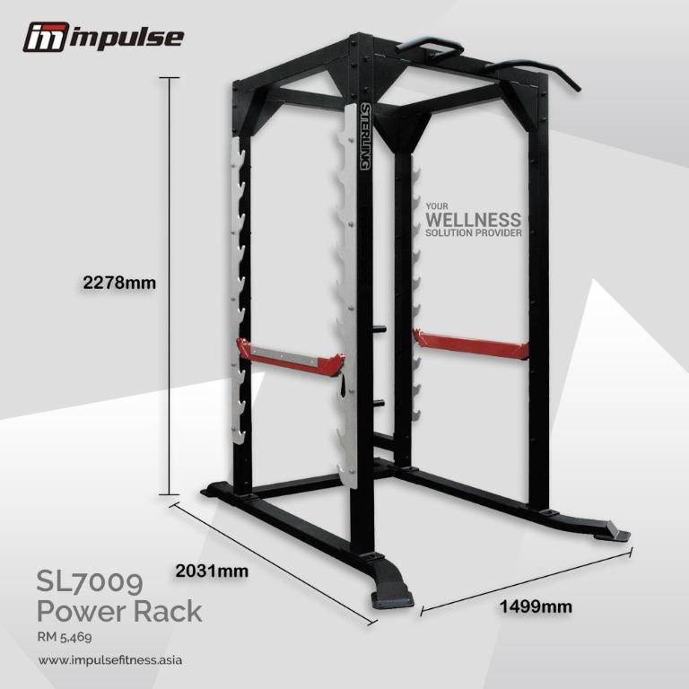 Impulse power rack top