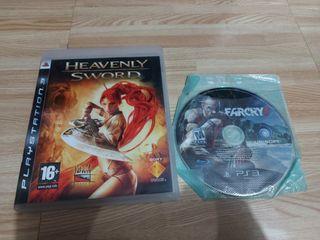 Heavenly Sword and Far Cry 3 for PS3