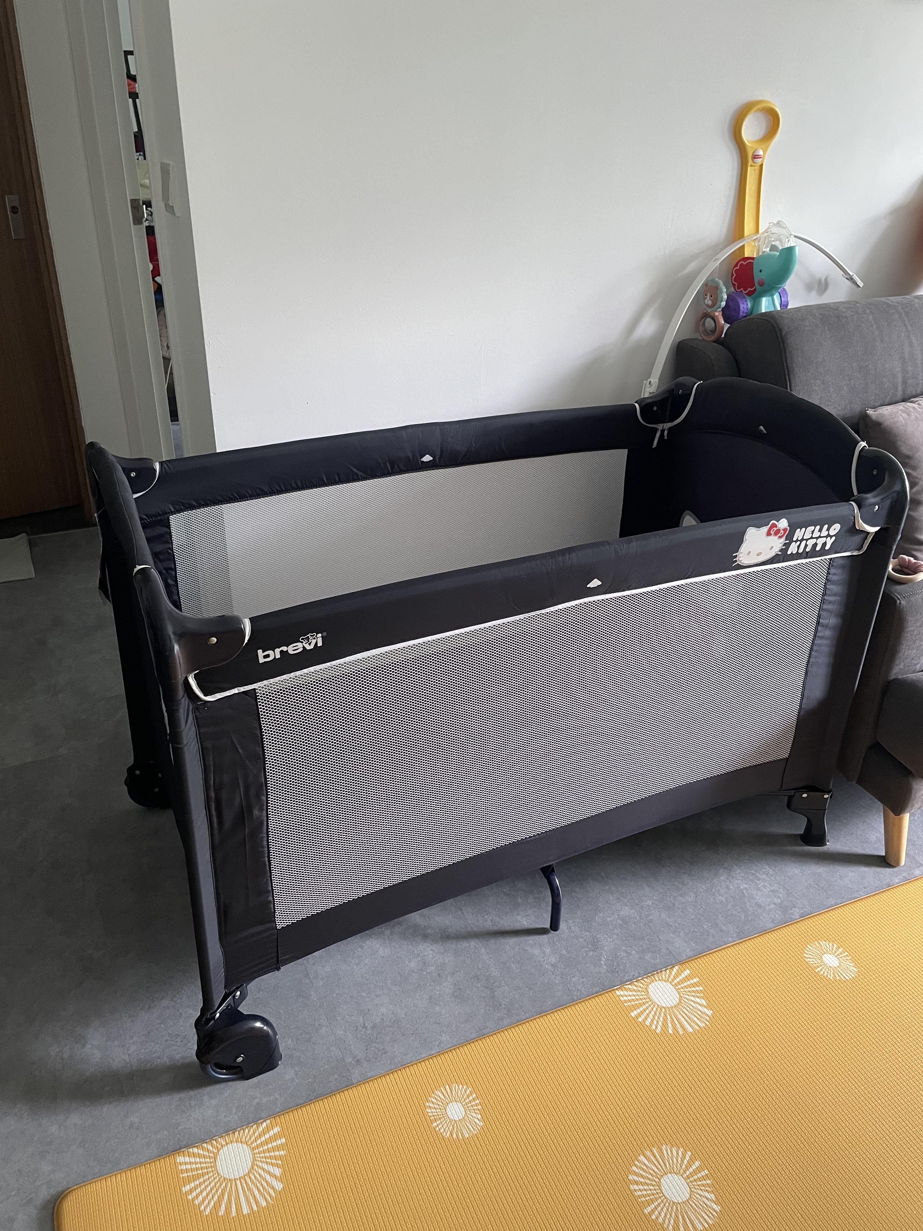 HELLO KITTY Cot playpen, Babies & Kids, Baby Nursery & Kids Furniture
