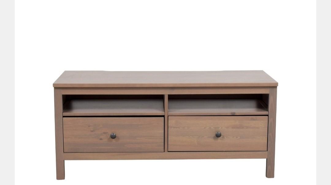 Hemnes IKEA 2 drawer TV console Furniture Home Living