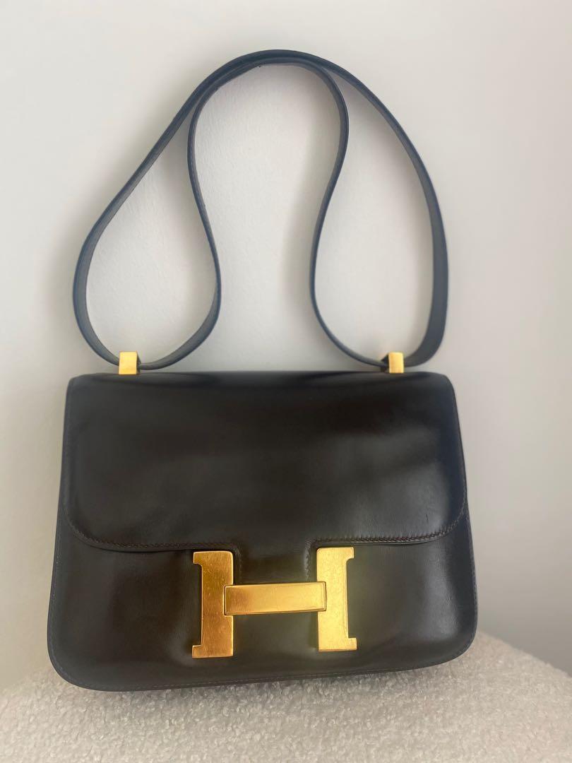 Hermes Constance (Category: Shoulder Bags) located in Singapore. Submitted by panpacsom (Listing ID 1119238021, Image 1). Description: Fire sales🔥 🔥 🔥!!! Vintage Hermes Constance ghw for sales! This bag has been serviced at Hermes last year. The strap has been updated with a brand new one. I can provide receipt..