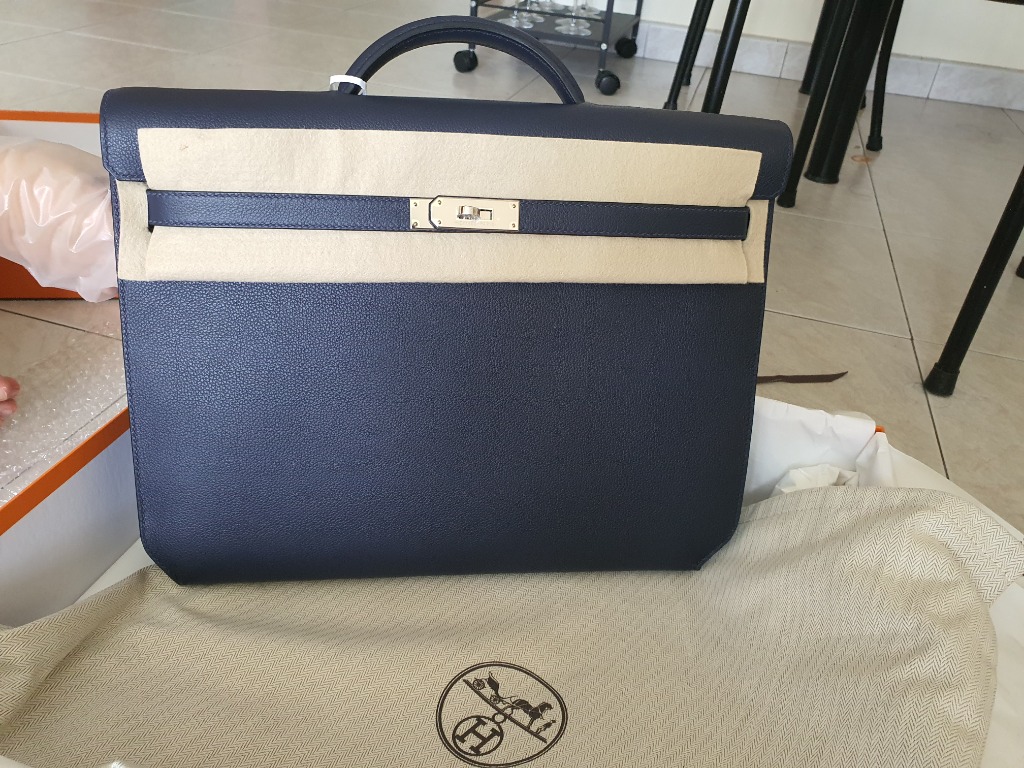 Hermes Kelly Depeches 36 Briefcase, Luxury, Bags & Wallets on Carousell