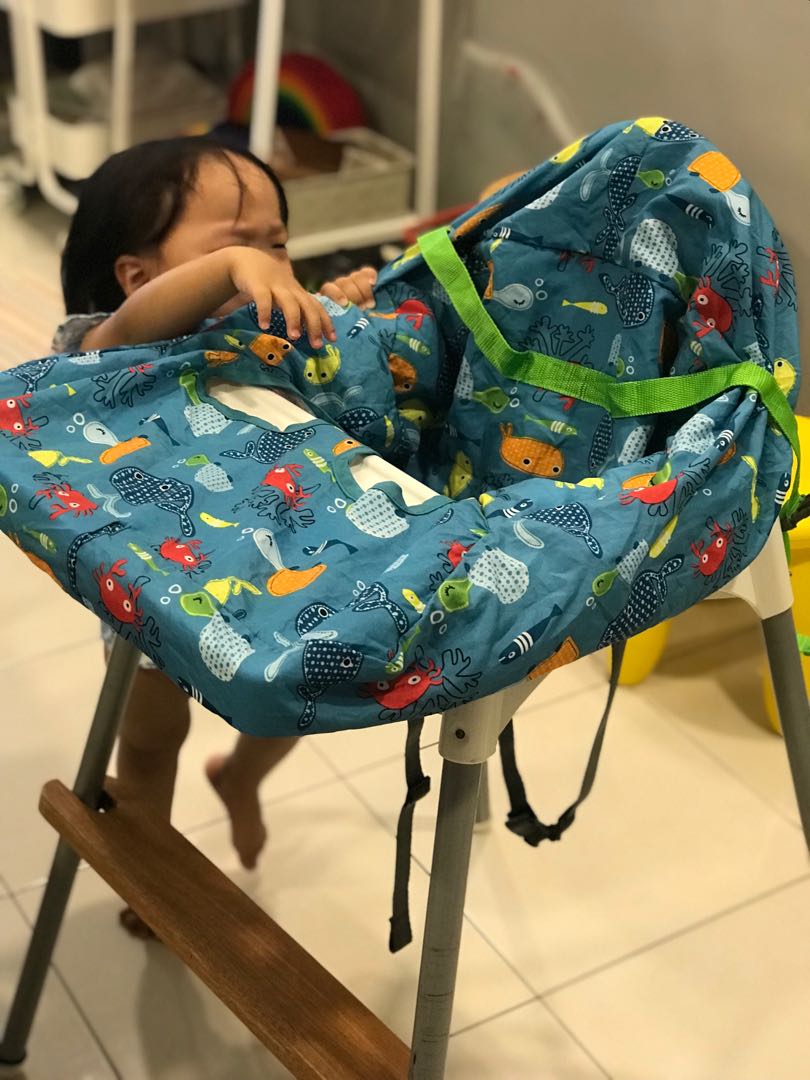 Baby high best sale chair cover