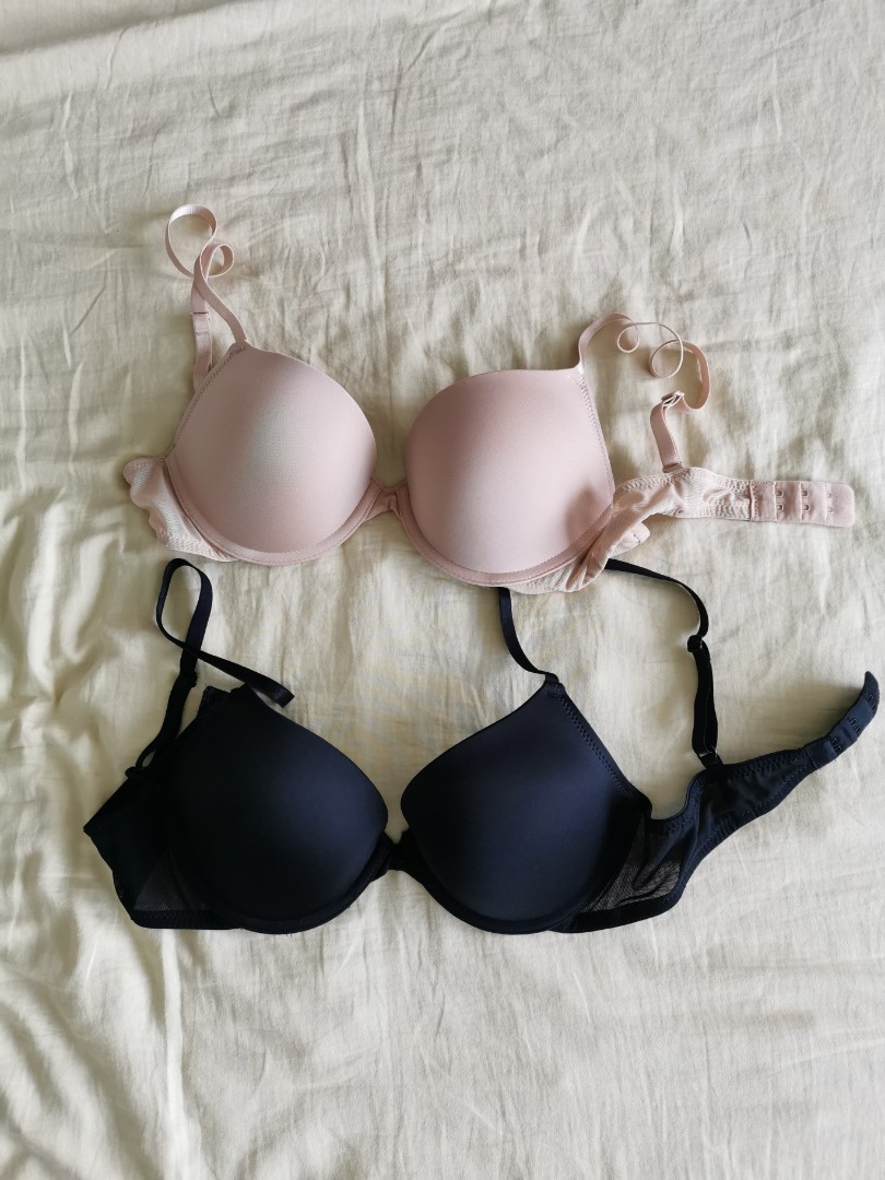 M&S Bnew Push up Bra size 36AA with discoloration, Women's Fashion,  Undergarments & Loungewear on Carousell