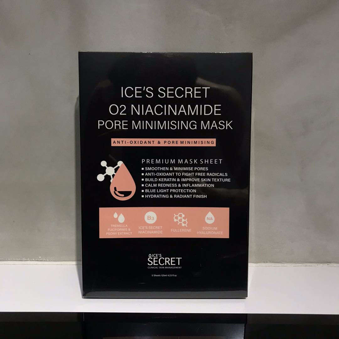 Ices Secret Clinical Skin Management O2 Niacinamide Pore Minimising Mask Beauty And Personal 