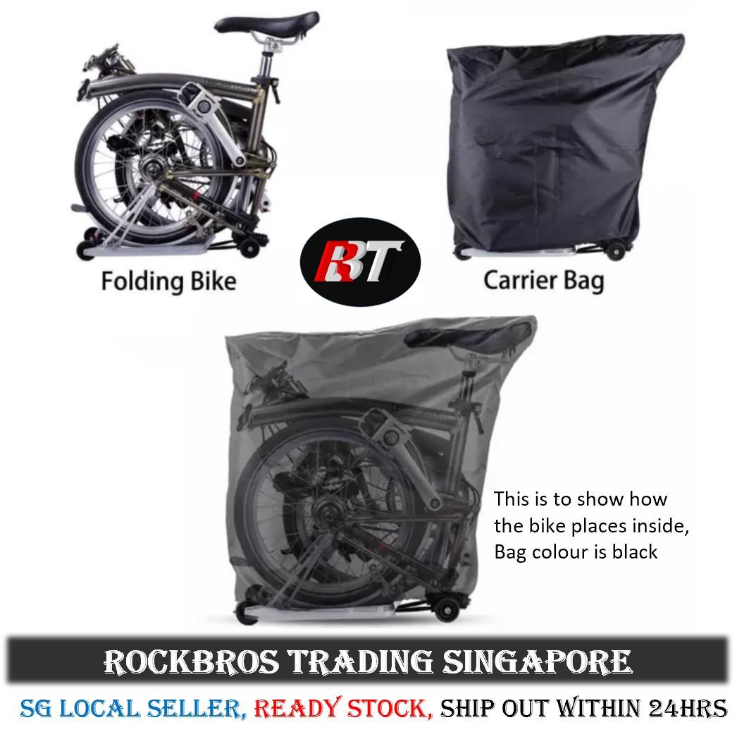 In stock New RockBros Folding Bike Loading Package Carring Bag for Brompton Foldable bike RockBros bag bicycle accessories Cycling Accessories