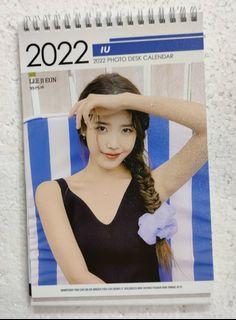 IU 2022 Photo Desk Calendar Lee Ji Eun Dream Coreano Hotel Del Luna Nuevo K-star K-pop