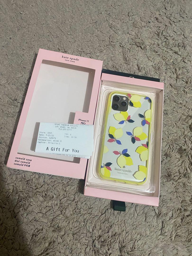 Katespade 11 pro case (Category: Cases & Sleeves) located in Manila. Submitted by bajec (Listing ID 1119359093, Image 1). Description: Selling my katespade lemons for iphone 11 pro. Bought from an online seller based in Las Vegas. .